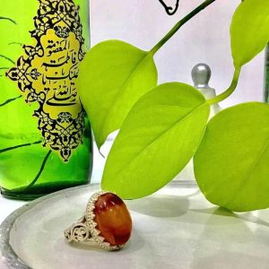 عقيق يماني/Aqeeq Yamani Ring